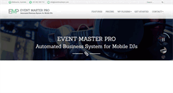 Desktop Screenshot of eventmasterpro.com
